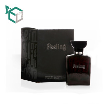 Caja de Perfume de papel elegante hermoso paquete pequeño con el logotipo